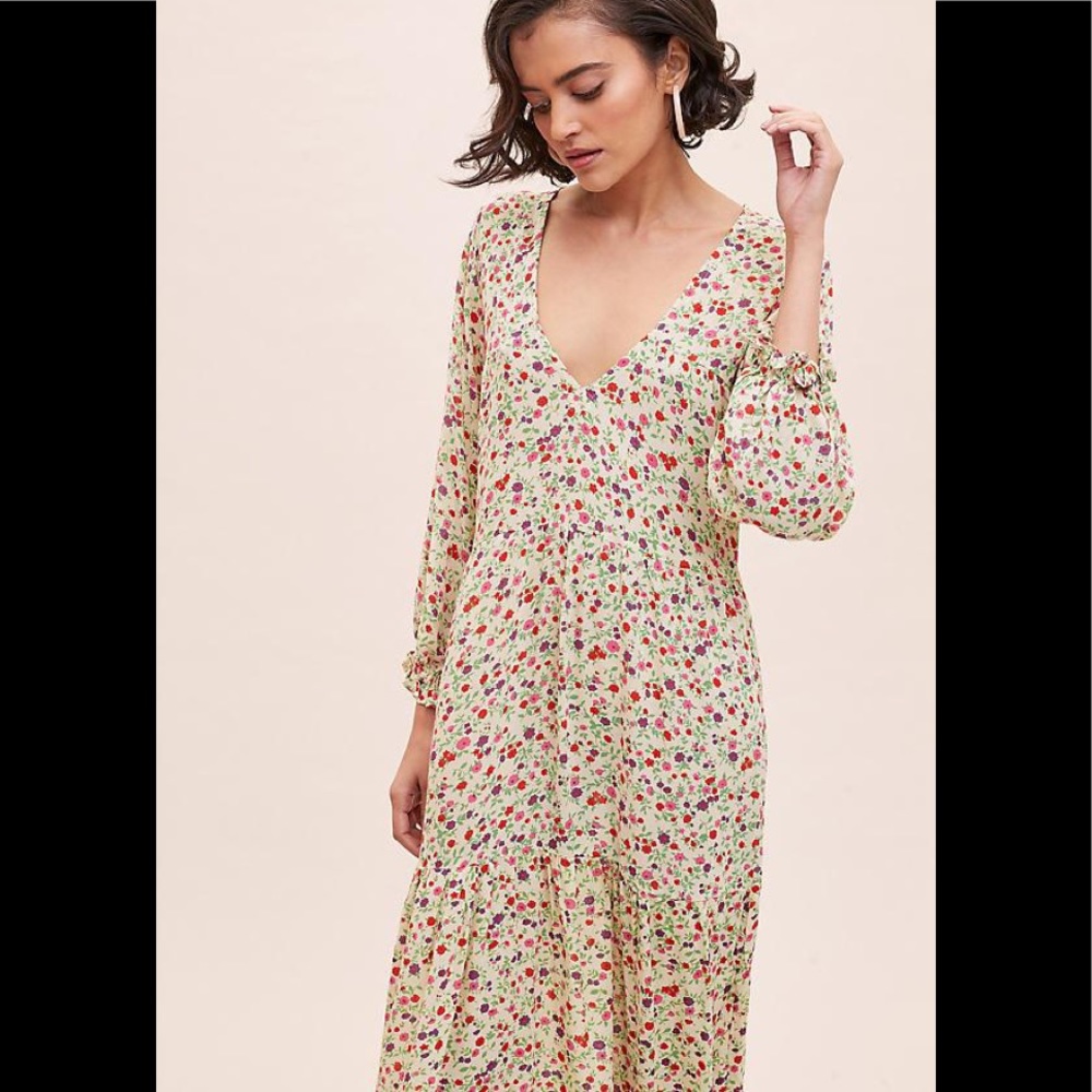 Faithfull the brand mini floral print dress